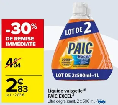 Carrefour Liquide vaisselle Offres et Promotions