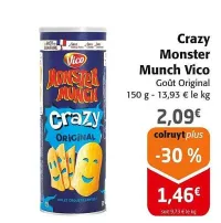 Colruyt Vico Crazy Monster Munch Offres et Promotions