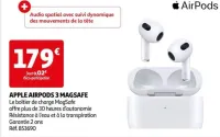 Auchan Hypermarché Apple Airpods 3 Magsafe Offres et Promotions