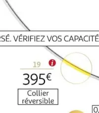 Auchan Hypermarché Collier Or Bicolore 750 Millièmes Offres et Promotions