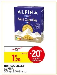 Intermarché Mini Coquilles Offres et Promotions