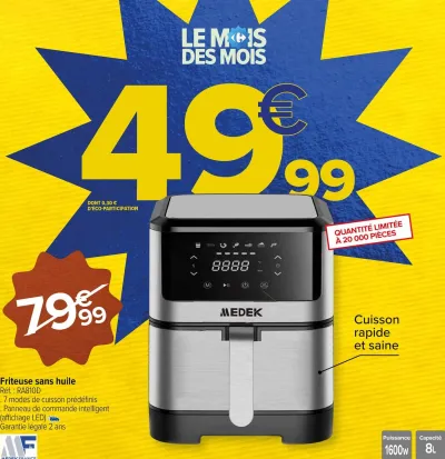 Carrefour Friteuse sans huile Offres et Promotions
