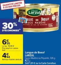 Carrefour Langue de Boeuf Offres et Promotions