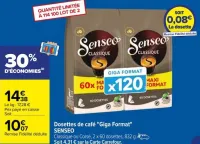 Carrefour Dosettes de café "Giga Format" Offres et Promotions