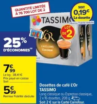 Carrefour Dosettes de café L'Or Offres et Promotions