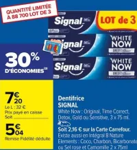 Carrefour Dentifrice Offres et Promotions