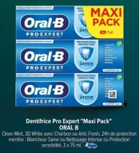 Carrefour Dentifrice Pro Expert "Maxi Pack" Offres et Promotions