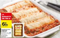 Carrefour Cannelloni de bœuf CARREFOUR Le Marché Offres et Promotions