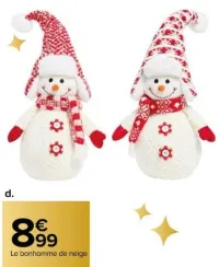 Carrefour Bonhomme de neige Offres et Promotions