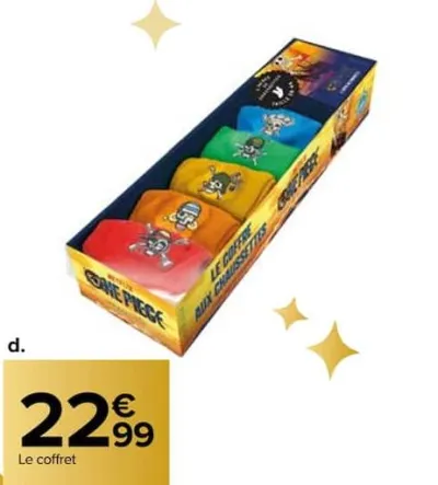 Carrefour One Piece le coffret aux chaussettes Offres et Promotions