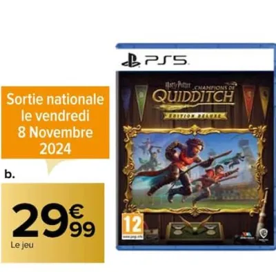 Carrefour Jeu "Harry Potter : Champions de Quidditch" pour PS5 ou Switch Offres et Promotions