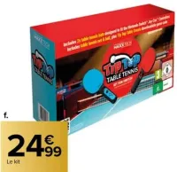 Carrefour Tip-Top Table Tennis ! Ping-Pong Kit pour Nintendo Switch Offres et Promotions