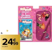 Carrefour Pack Les Sisters Show Devant! + Housse de transport Switch Offres et Promotions