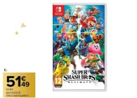 Carrefour Jeu "Super Smash Bros Ultimate" pour Nintendo Switch Offres et Promotions