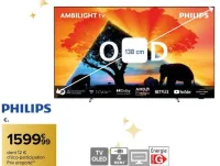 Carrefour Téléviseur OLED 4K* - 138 cm Offres et Promotions