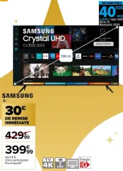 Carrefour Téléviseur LED 4K* - 108 cm Offres et Promotions