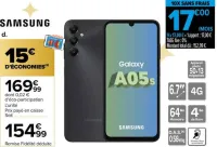 Carrefour Smartphone Galaxy A05S Offres et Promotions