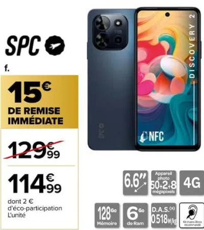 Carrefour Smartphone Discovery 2 Offres et Promotions