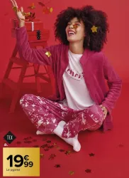 Carrefour Pyjama 3 pièces femme Offres et Promotions