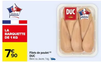 Carrefour Filets de poulet Offres et Promotions