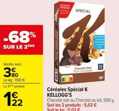 Carrefour Céréales Spécial K Offres et Promotions