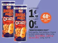 E.Leclerc VICO "monster munch crazy" 150 g Offres et Promotions