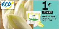 E.Leclerc "ECO+" Endives 500 g Offres et Promotions