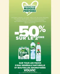 Carrefour SUR TOUS LES PACKS D'EAU MINÉRALE NATURELLE ET BOUTEILLES AROMATISÉES Offres et Promotions