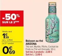 Carrefour Boisson au thé Offres et Promotions