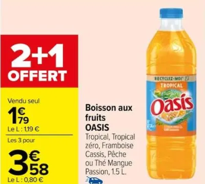 Carrefour Boisson aux fruits Offres et Promotions