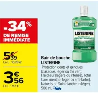 Carrefour Bain de bouche Offres et Promotions