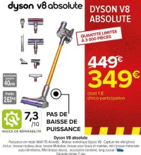 Carrefour Dyson V8 absolute Offres et Promotions