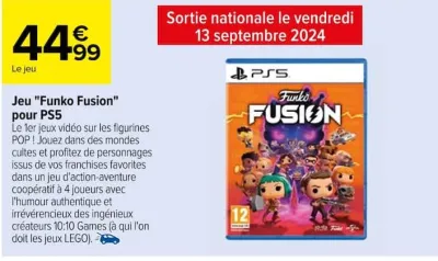 Carrefour Jeu "Funko Fusion" pour PS5 Offres et Promotions