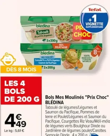 Carrefour Bols Mes Moulinés "Prix Choc" Offres et Promotions
