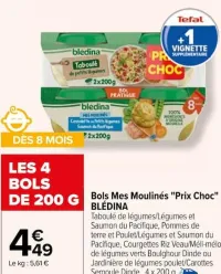 Carrefour Bols Mes Moulinés "Prix Choc" Offres et Promotions