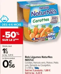 Carrefour Bols Légumes NaturNes Offres et Promotions