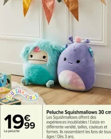 Carrefour Peluche Squishmallows 30 cm Offres et Promotions