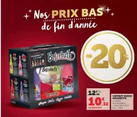 U Express BELZEBUTH Coffret bieres 1.32 L Offres et Promotions