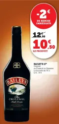 U Express BAILEY'S 17° 70 cl Offres et Promotions