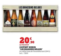 U Express "LES BRASSINS BELGES" Coffret bieres 2.64 L Offres et Promotions