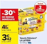 Carrefour Yaourts Pâtissiers Offres et Promotions