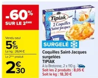 Carrefour Coquilles Saint-Jacques surgelées Offres et Promotions