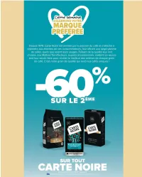 Carrefour SUR TOUT CARTE NOIRE Offres et Promotions