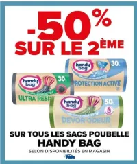 Carrefour SUR TOUS LES SACS POUBELLE Offres et Promotions