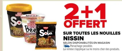 Carrefour SUR TOUTES LES NOUILLEs Offres et Promotions