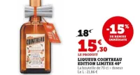 Super U Liqueur Edition limitée 40° Offres et Promotions