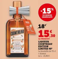 Super U Liqueur edition limitee 40° Offres et Promotions