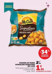 Super U MC CAIN Pommes de terre surgelees signature 650 g Offres et Promotions