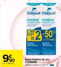 Carrefour Spray hygiène du nez Offres et Promotions