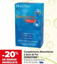 Carrefour Compléments Alimentaires à base de Fer Offres et Promotions